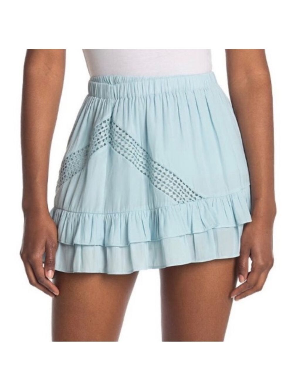 Ramy Brook Linus Cutout Layered Mini Skirt - Picture 2 of 5